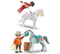 Playmobil | I Love Horses | Set 2 | Set d’écurie avec Cheval, cavalière et Accessoires | Univers équestre Plein de tendresse pour Jeux de rôle et Imagination | pour Enfants dès 4 Ans | 210534