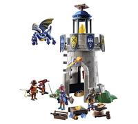 Playmobil Jeu De Construction De La Tour Des Chevaliers Avec Le Forgeron Et Le Dragon