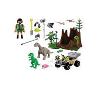 Playmobil Jeu de construction Dinosaur Hideout Vert Enfants