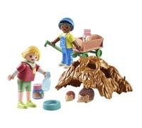 Playmobil My Life 71512 Enfants avec famille de hérissons G