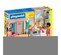 Playmobil MyLife Boutique de Mode, 2 Figurines avec Mannequin et comptoir de Vente, Stimule la créativité, Jouet pour Enfants à partir de 4 Ans, 72081
