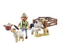 Playmobil Jeu De Construction Jeune Berger Avec Troupeau De Moutons