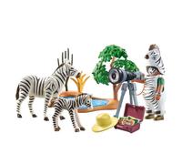 Playmobil Set Wiltopia 71295 – Photographe avec déguisement et zèbres