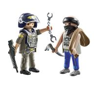 Playmobil Jouet 71505 Policier et Bandit