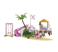 Playmobil Jeu De Construction X Barbie Beach Coffee 136 Pièces