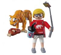 Playmobil – Zoo : tigre et visiteur