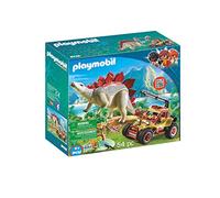 Playmobil The Explorers 9432 Explorer avec véhicule et stégosaure Multicolore G