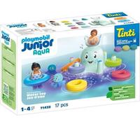 PLAYMOBIL Junior 71438 Manege pieuvre géante, Jouet pour le bain, Junior AQUA Tinti, 17 pieces, Des 12 mois