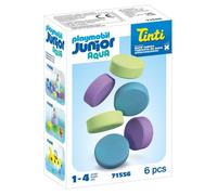 PLAYMOBIL Junior 71556 Tinti Recharge 6 tablettes bain, parfum fraise, pour jouet aqua tinti pour le bain