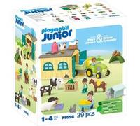 Playmobil Junior 71656 Ferme avec tracteur et animaux Multicolore