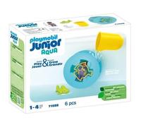 Playmobil Junior Aqua: Water Wheel With Baby Shark Jaune