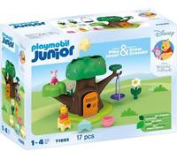 PLAYMOBIL Junior 71693 Winnie l'ourson et Porcinet avec cabane, 17 pieces, Junior & Disney, Des 12 mois