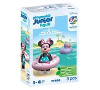 Playmobil 71706 Junior & Disney : Minnie avec bouée - Comprend Minnie, Un Canard et Une bouée - Jouet fabriqué à partir de matières d'origine végétale - Dès 18 Mois