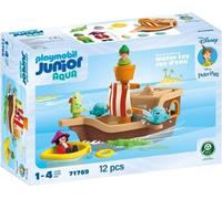 PLAYMOBIL Junior 71769 Peter Pan et bâteau pirate, Disney, 12 pieces, Des 12 mois