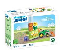 Playmobil Junior Tracteur avec planteuse 71773 – Dès 1 an, 11 pièces, fonction de tri