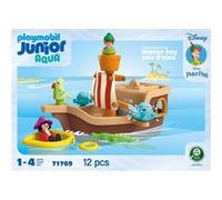 Playmobil Jouet de construction Bateau pirate de Peter Pan – Junior & Disney, jeu d'eau