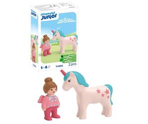 Playmobil Junior Figurine Fille et Licorne 71893