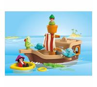 Playmobil Jouet de construction Bateau pirate de Peter Pan – Junior & Disney, jeu d'eau