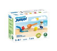 Playmobil Junior Sand Beach Set 72005 Le Glacier 7 pièces avec personnage Multicolore