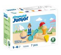 Playmobil Playset Junior Sand 72006 – Kit de plage Le pâtissier Bleu