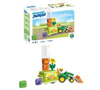Playmobil Junior Tracteur avec planteuse 71773 – Dès 1 an, 11 pièces, fonction de tri