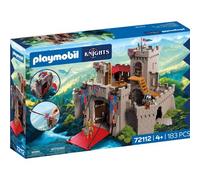 Playmobil | Chevaliers | Grand Château des Chevaliers du Lion | Fort XXL avec Pont-Levis, canons et Trappe | Jouet château Fort pour Enfants à partir de 4 Ans | 72112