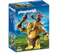 PLAYMOBIL Knights - Troll géant et soldat nain - Nouveauté 2019 - Mixte - A partir de 5 ans