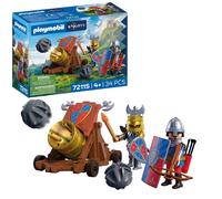 Playmobil Lion Knights Fire Cannon Construction Game Doré Enfants