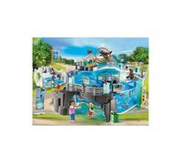 Playmobil Family Fun Aquarium Marin et Enclos pour Manchots 70537 Zoo