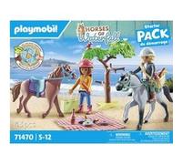 Playmobil Horseback Riding Trip To The Beach With Amelia And Ben Construction Game Multicolore