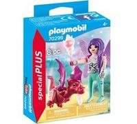 Playmobil Figurine Fée avec bébé Dragon 70299 Multicolor