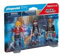 Playmobil 70670 Police Equipe de Bandits- City Action- Les policiers- Police Equipe de Bandits