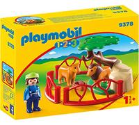 Playmobil – Coffret de figurines d'action 9378 – Lions avec enclos – Coloré