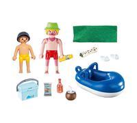 Playmobil Lot 2 Personnage Homme Coup de Soleil + Enfant + Bouée + Accessoires