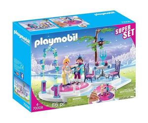 Playmobil Magic - SuperSet Bal royal - Prince, princesse et piste de danse tournante - 86 pièces