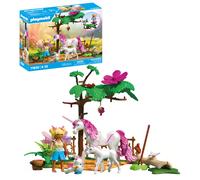 Playmobil Magic Unicorns Casa de hadas con unicornio dorado y establo Con