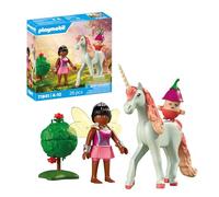 Playmobil | Magic Unicorns | Licorne de Collection Rose céleste avec fée | avec détails Magiques & Accessoires interchangeables | Cadeau Parfait pour Les Enfants à partir de 4 Ans | 71841