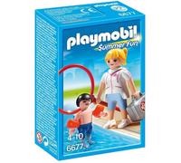 PLAYMOBIL - Maître nageur avec enfant - Summer Fun - 6677