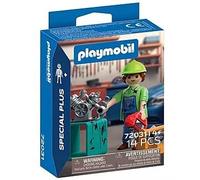 Playmobil Figurine 72031 Mécanicien avec outils - développe la motricité