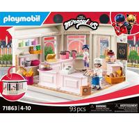 Playmobil | Miraculous | Boulangerie française | Jouet dès 4 Ans | Cadeau pour Enfants | Stimule la créativité et Le Jeu de rôle | Boulangerie à rejouer avec Fonctions interactives | 71863