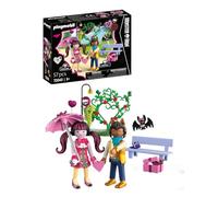 Playmobil Jouet Monster High Rendez‑vous Saint‑Valentin Draculaura et Clawd avec banc