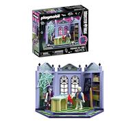 Playmobil | Monster High™ | Salle de Classe | Salle de vec Mr. Mummy, Spectra Vondergeist, Tableau et Toile d’araignée phosphorescente | pour Les Fans à partir de 5 Ans | 72145