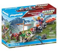 Playmobil 70662 Rescue Action Secouristes de montagne avec Quad tout-terrain