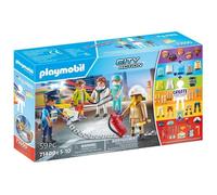 PLAYMOBIL My Figures Héros du quotidien - 71400 - Police, pompier, médecin, secours - City Action - 5 ans - 59 pièces