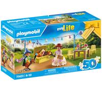 Playmobil 71451 myLife : Enfants avec décorations de fête - Habiller comme Un Ange, Cow-Boy, Princesse et Plus, avec de Nombreux Accessoires - Jeu de rôle Amusant et imaginatif - Dès 4 Ans