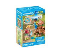 Playmobil My Life 71512 Enfants avec famille de hérissons G