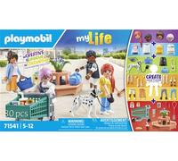 Playmobil 71541 MyFigures Shopping - Comprend Quatre Personnages Qui sont compatibles avec Toutes Les pièces des Pochettes Surprises Figures - MyLife - Dès 5 Ans