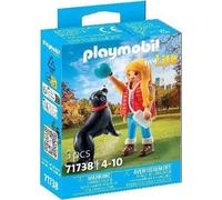 Playmobil My Life 71738 - Jeune Fille Avec Chien De Montagne