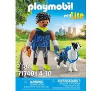 Playmobil My Life 71740 Homme sportif avec Border Collie Multicolore G