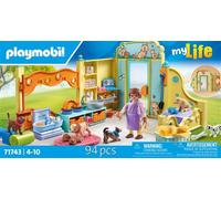 Playmobil My Life 71743 Centre de soin : 8 chiens et soigneur